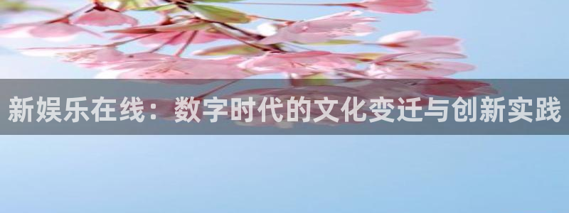 万向娱乐平台注册：新娱乐在线：数字时代的文化变迁与创新实践