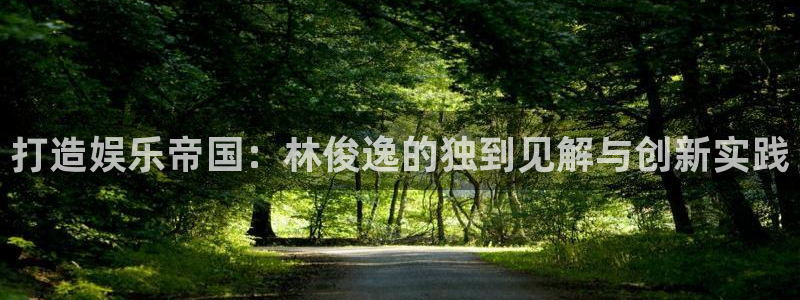 万向娱乐体育代理：打造娱乐帝国：林俊逸的独到见解与创新实践